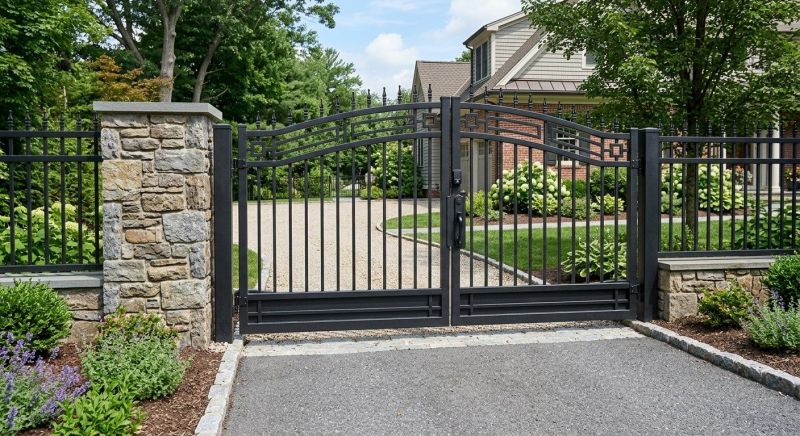 Aluminum Gate Installation in Des Moines, IA