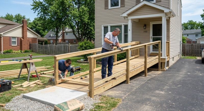 Deck Ramp Installation in Kansas City, KS