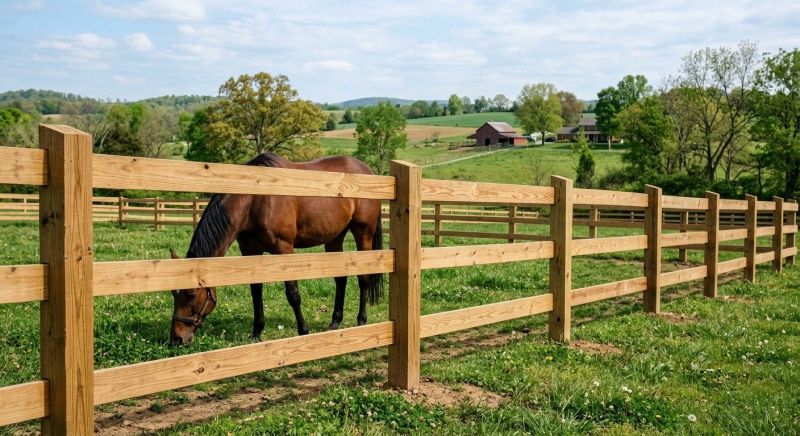 Equine Fence Installation in Roseville, CA