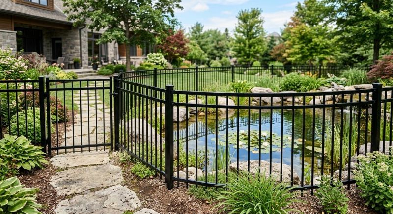 Metal Pool Fence Installation in St Louis, MO