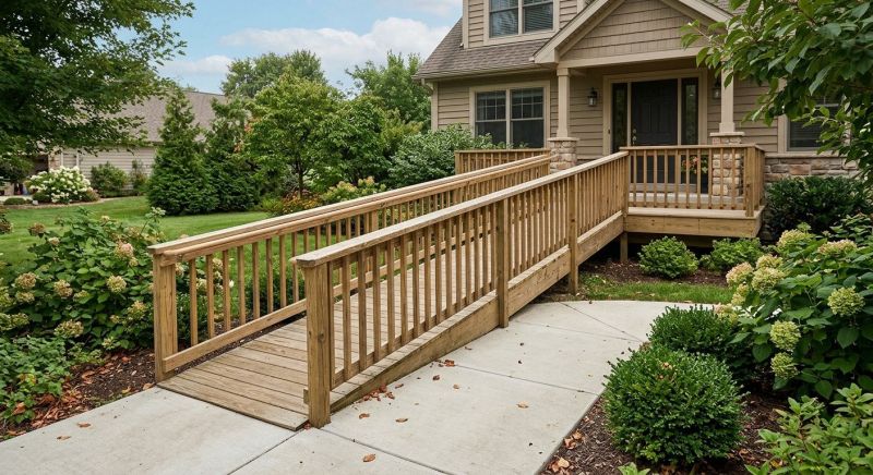 Porch Ramp Installation in Wilmington, NC