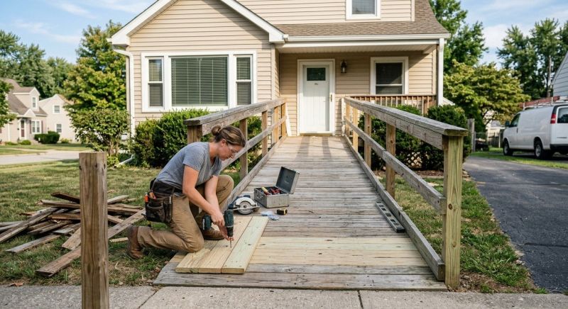 Stair Ramp Construction in Wilmington, NC