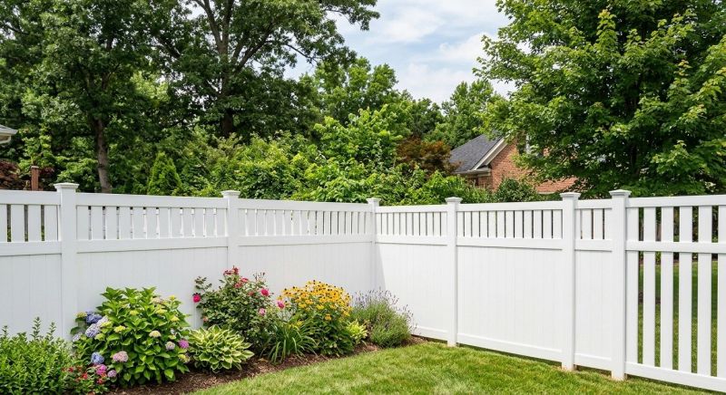 Vinyl Fence Replacement in Pearland, TX