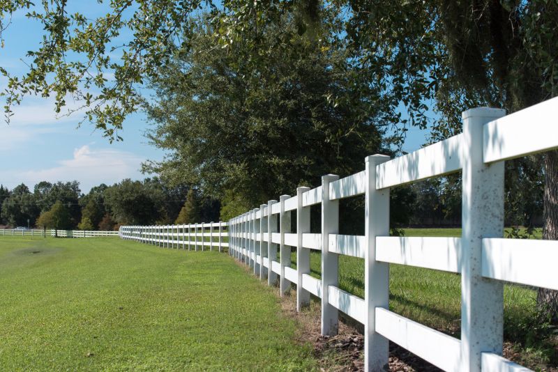White Pvc Fence Installation in Wilmington, NC